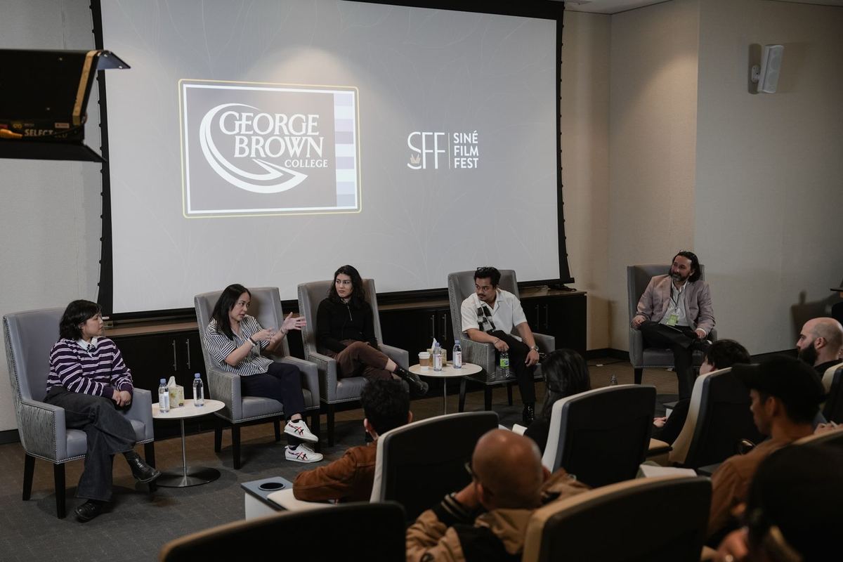 Industry panel at a Siné event